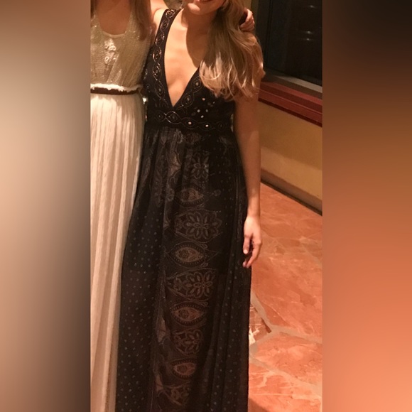 Free People Starlight Metallic Maxi Dress - Picture 10 of 11